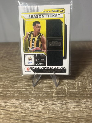 Season Ticket Jersey Card Baldwin new