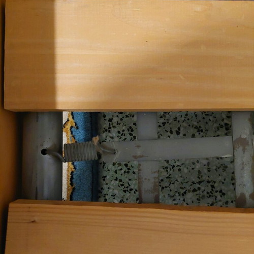 Single solid wood bed used with new mattress