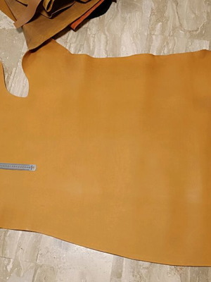 Βακέτα δέρμα πάχους 2 χιλιοστών χρώμα Naturale καινούργιο