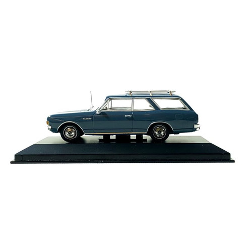 Opel Rekord C 1700 Break 1966 Blue Diecast Model Minichamps