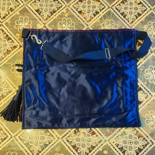 Past Master Masonic Apron 1965 Plato Lodge NY