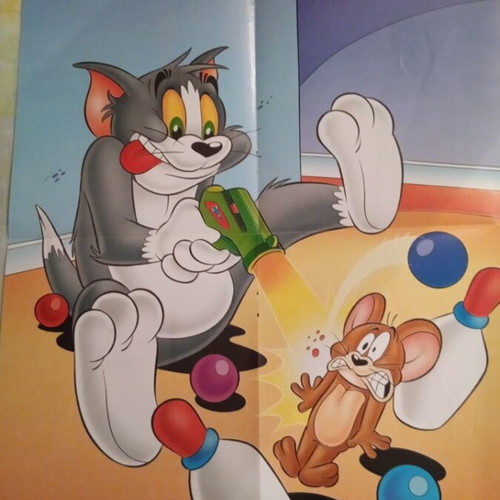 Tom and Jerry 2004 collectible double-sided poster new, 49x35