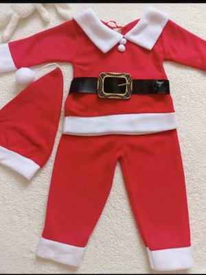 Santa Claus kids costume like new, 12 months