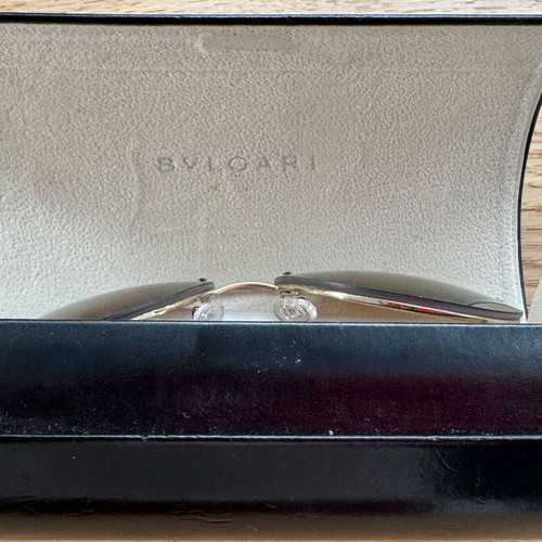 Bvlgari Aviator Polarised women's sunglasses like new with original case