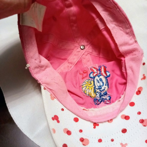 Baby summer set for girls 1-6 months used, Minnie Mouse cap and sandals