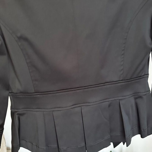 Forel satin jacket new, size XS and S, black