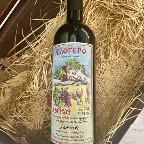 Red Wine Ktima Averof 2001 Merlot New