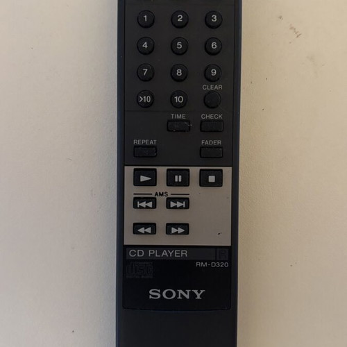 Sony RM-D320 remote control for CD player