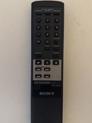 Sony RM-D320 remote control for CD player