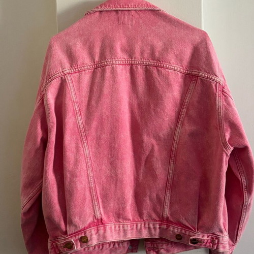 Wrangler denim jacket pink like new