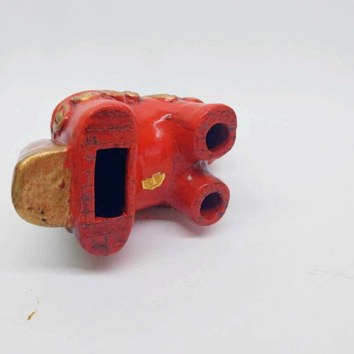Vintage Thun Bolzano ceramic horse candlestick used