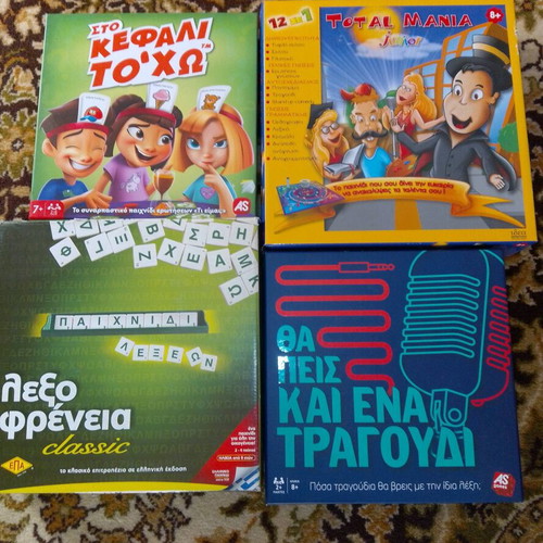 Pack of 4 board games like new (AS, EPA, Idea)
