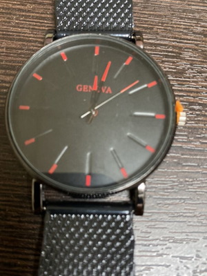 Geneva men's watch new with plastic strap