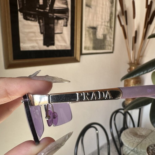 Prada vintage purple sunglasses unisex, like new