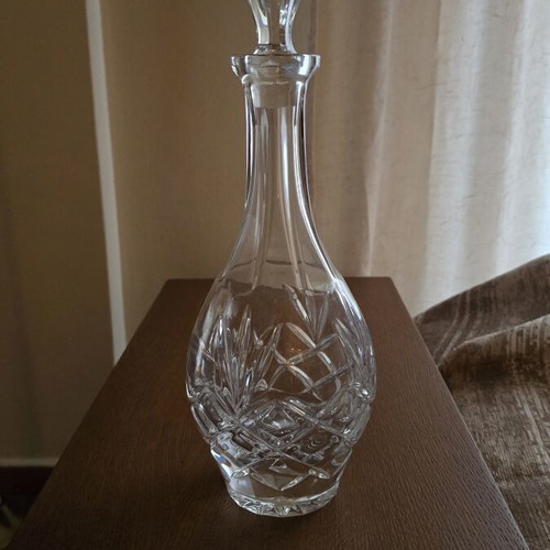 Crystal Carafe like new, height 37cm