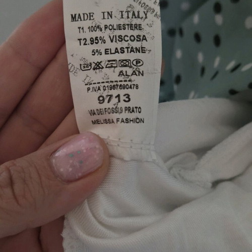 Melissa mini polka dot dress like new, size S, multicolor