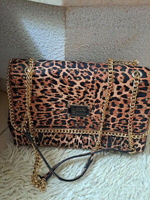 Τσάντα ώμου Fullah Sugah animal print σαν καινούργια