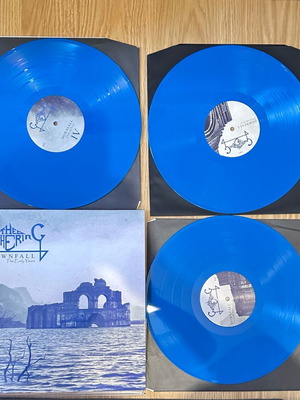 The Gathering Downfall The Early Years 3LP blue vinyl like new, limited edition