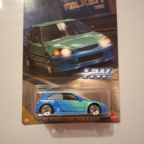 Honda Civic EK9 Type R 99 Hot Wheels Speed Graphics new