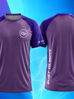 G FIT Dry-Fit T-Shirt καινούργιο, μπλε και τιρκουάζ, μέγεθος L