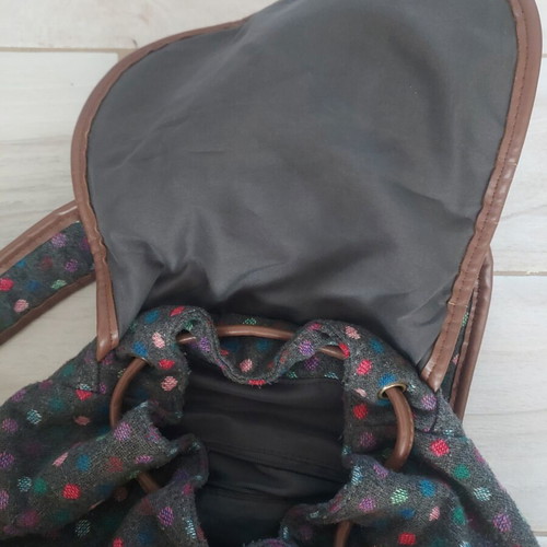 Backpack bag Accessorize like new, gray, 35x26x16cm