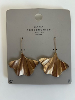 Αφόρετα χρυσά σκουλαρίκια Zara