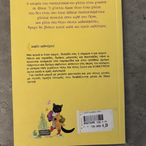 The Booted Cat children's illustrated book, like new