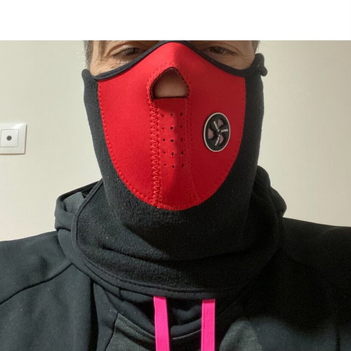 Fleece face neck protector unused