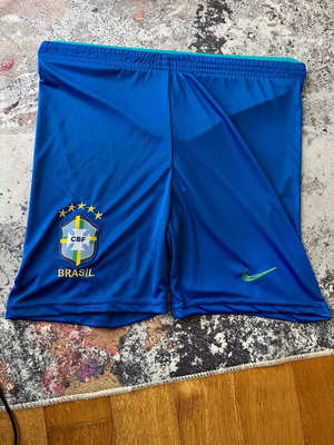 Brazil sports shorts kids XL new, authentic Nike