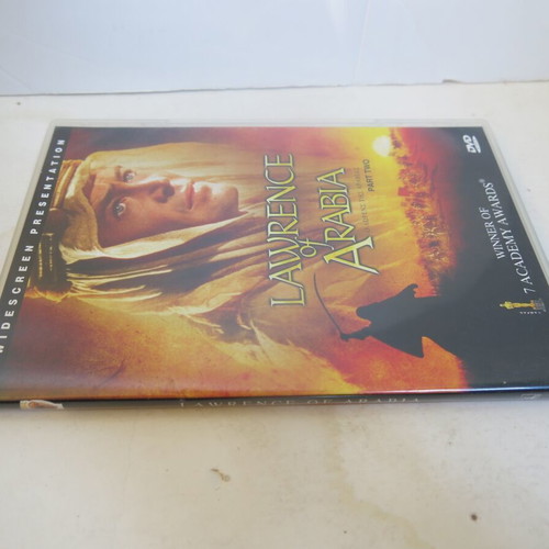 Lawrence of Arabia 2-DVD set used, 1962 adventure drama