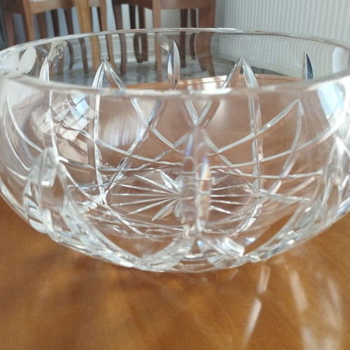 Bohemia crystal bowl 20cm vintage mint condition
