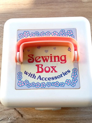 Sewing thread storage box used from 80s-90s toy