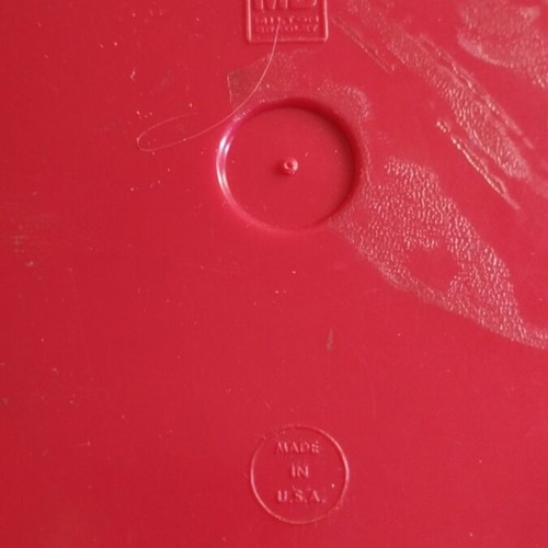 Battleship vintage 1967 board game used, red in good condition