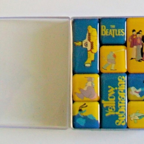 The Beatles Yellow Submarine magnet set, 9 pieces