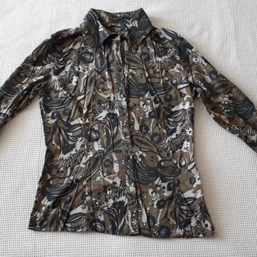 Pass~Port women's shirt M like new, cotton, fitted cut