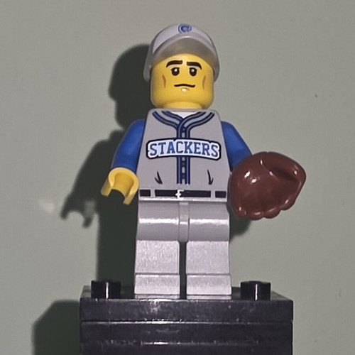 Lego CMF Series 10 Baseball Fielder minifigure used