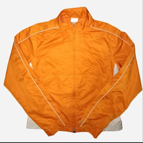 Nike Retro women's jacket used, orange with beige details