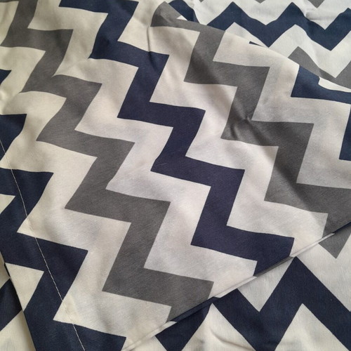 Set of 2 cotton pillowcases 50×70 with zipper new