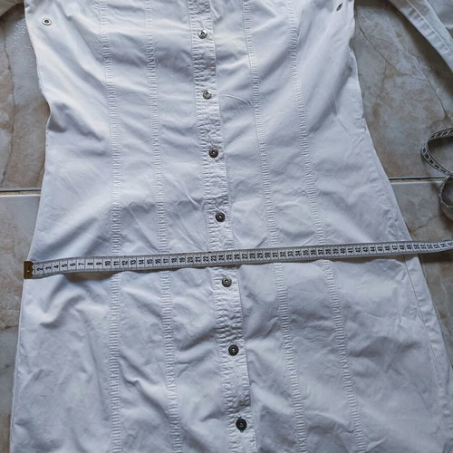 Bogner Fire + Ice white shirt dress like new, size S