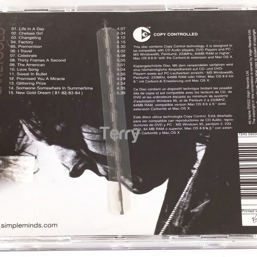 Simple Minds Early Gold CD used