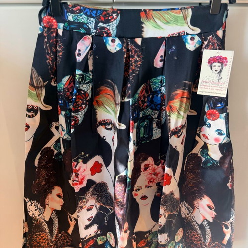 Petit Boudoir skirt M new with tags, black multicolor