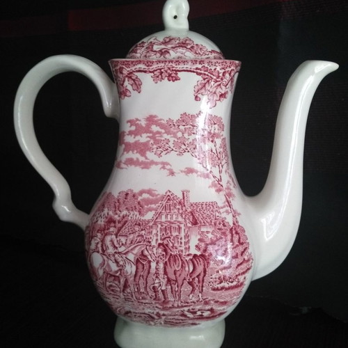 Myotts Country Life vintage porcelain teapot used