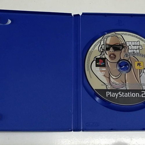 Grand Theft Auto San Andreas PS2 game, English