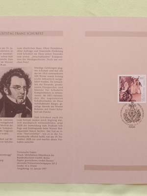 Germany 1997 First Day Cover Stamp Bonn