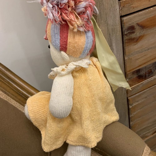 Handmade fabric doll like new