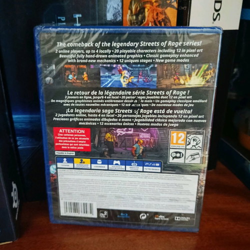 Streets of Rage 4 Anniversary Edition PS4 new sealed