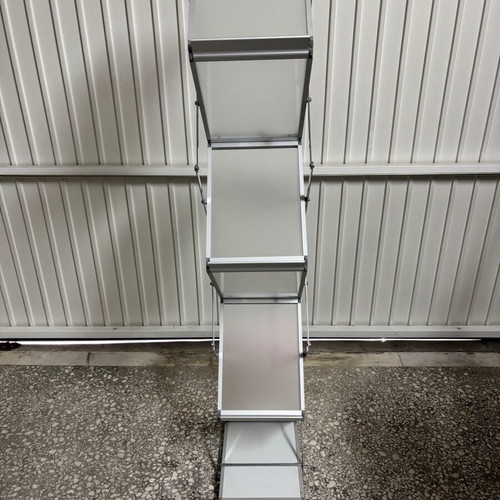 Foldable floor-standing document stand 6 A4 slots like new