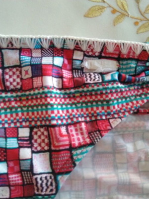Swimsuit top and bottom set like new, colorful, size XXL