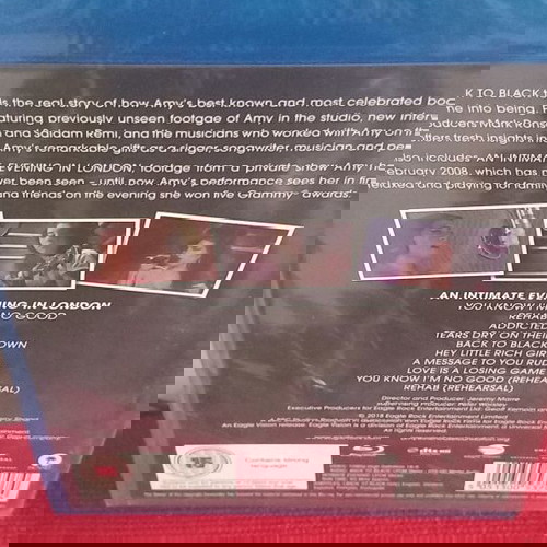 Amy Winehouse Back to Black Blu Ray σφραγισμένο