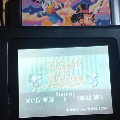 World of Illusion Sega Mega Drive game used